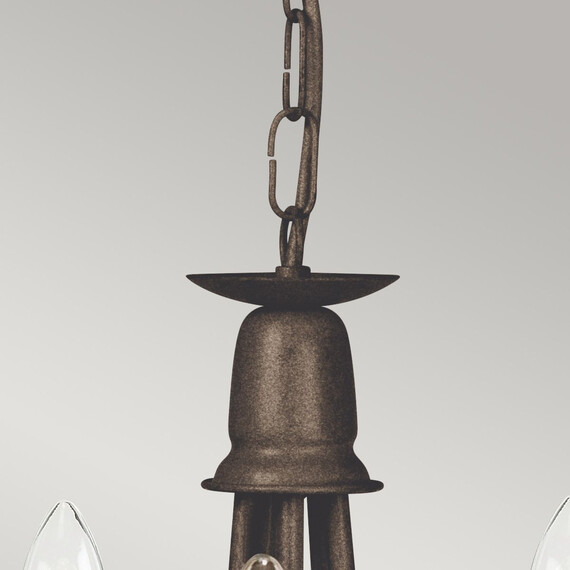 Полилей Minster 5xE14 Black Gold Patina Elstead Lighting MN5-BLK-GOLD | Osvetlenieto.bg