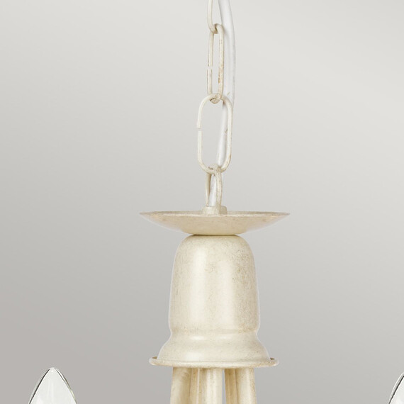 Полилей Minster 5xE14 Ivory Gold Patina Elstead Lighting MN5-IV-GOLD | Osvetlenieto.bg