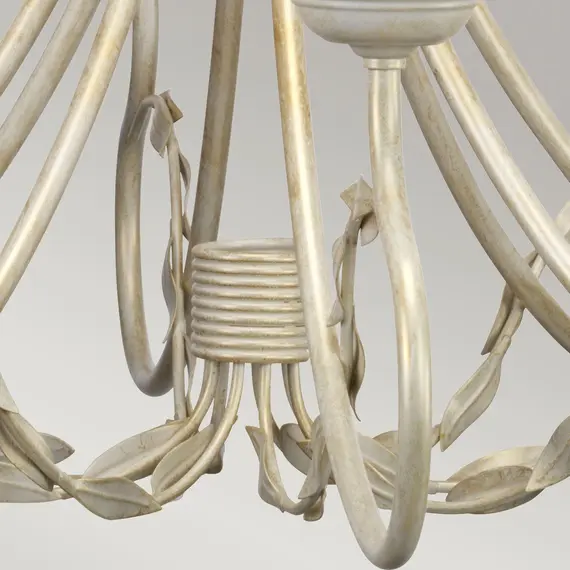 Полилей Olivia 8xE14 Ivory Gold Patina Elstead Lighting OV8-IVORY-GOLD | Osvetlenieto.bg
