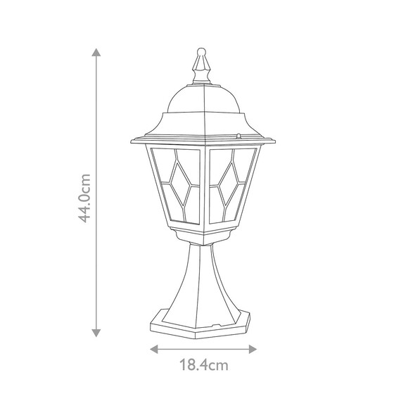Стояща лампа Norfolk 1xE27 Black Elstead Lighting NR3-BLK | Osvetlenieto.bg