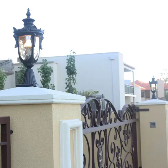 Стояща лампа Philadelphia 1xE27 Medium Pedestal Old Bronze Elstead Lighting PH3-M-OB | Osvetlenieto.bg