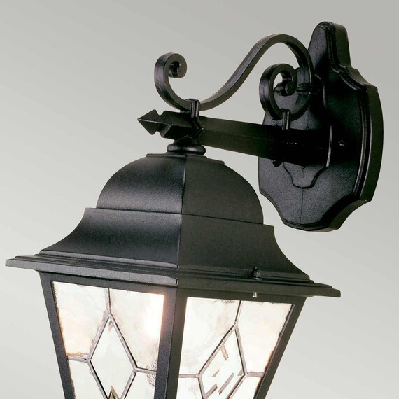 Външен аплик Norfolk 1xE27 Down Black Elstead Lighting NR2-BLK | Osvetlenieto.bg