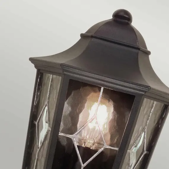 Външен аплик Norfolk 1xE27 Half Lantern Black Elstead Lighting NR7-2-BLK | Osvetlenieto.bg