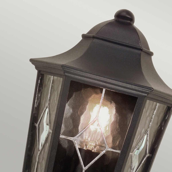 Външен аплик Norfolk 1xE27 Half Lantern Black Elstead Lighting NR7-2-BLK | Osvetlenieto.bg