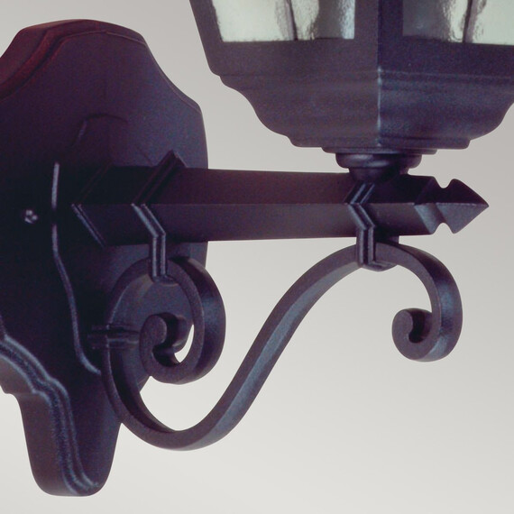Външен аплик Norfolk 1xE27 Up Black Elstead Lighting NR1-BLK | Osvetlenieto.bg