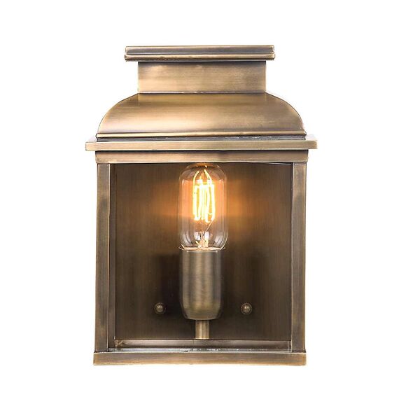 Външен аплик Old Bailey 1xE27 Aged Brass Elstead Lighting OLD-BAILEY-BR | Osvetlenieto.bg
