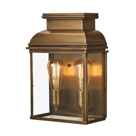 Външен аплик Old Bailey 2xE27 Large Aged Brass Elstead Lighting OLD-BAILEY-L-BR | Osvetlenieto.bg