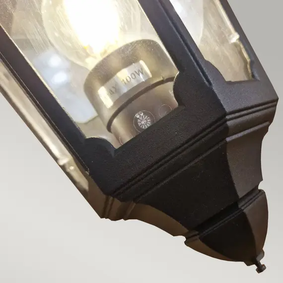 Външен аплик Parish 1xE27 Half Lantern Black Elstead Lighting PR7-BLACK | Osvetlenieto.bg
