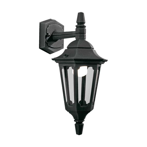 Външен аплик Parish Mini 1xE27 Down Black Elstead Lighting PRM2-BLACK | Osvetlenieto.bg