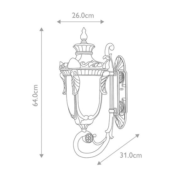 Външен аплик Philadelphia 3xE14 Large Old Bronze Elstead Lighting PH1-L-OB | Osvetlenieto.bg Външен аплик Philadelphia 3xE14 Large Old Bronze Elstead Lighting PH1-L-OB | Osvetlenieto.bg
