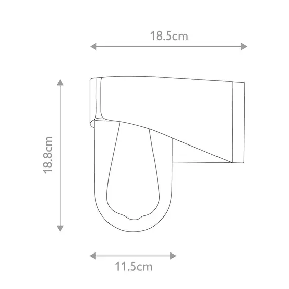 Външен аплик Porto 1xE27 Grey Elstead Lighting PORTO | Osvetlenieto.bg