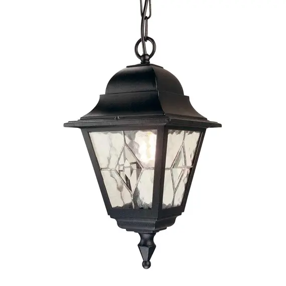 Външна висяща лампа Norfolk 1xE27 Black Elstead Lighting NR9-BLK | Osvetlenieto.bg