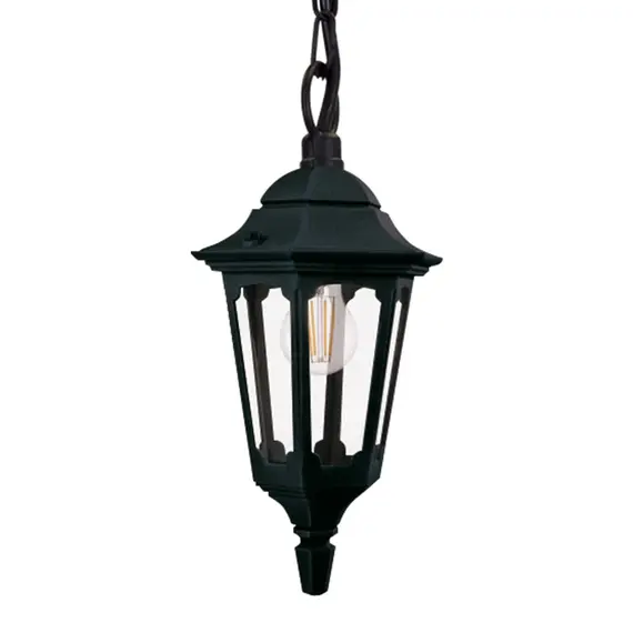 Външна висяща лампа Parish 1xE27 Black Elstead Lighting PR9-BLACK | Osvetlenieto.bg