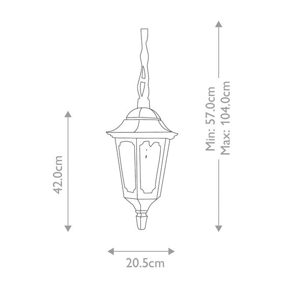 Външна висяща лампа Parish 1xE27 Black Elstead Lighting PR9-BLACK | Osvetlenieto.bg Външна висяща лампа Parish 1xE27 Black Elstead Lighting PR9-BLACK | Osvetlenieto.bg