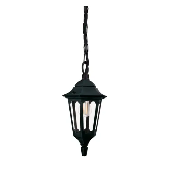 Външна висяща лампа Parish Mini 1xE27 Black Elstead Lighting PRM9-BLACK | Osvetlenieto.bg