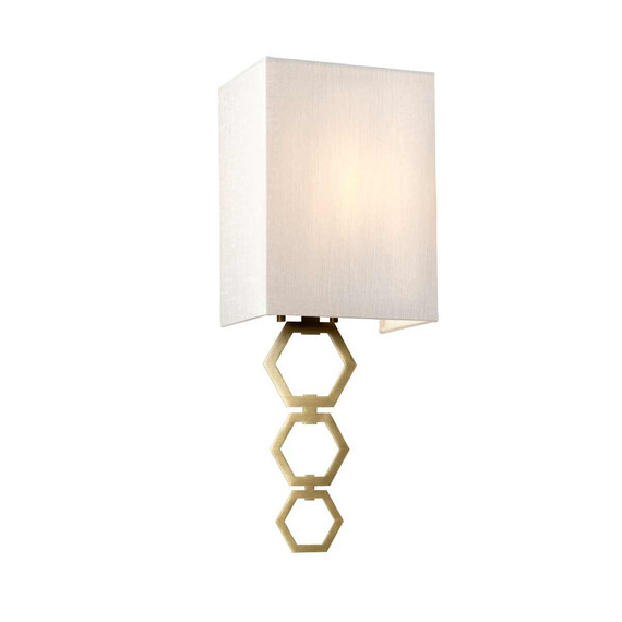 Аплик Ria Small 1xE27 Aged Brass Elstead Lighting RIA-SMALL-AB | Osvetlenieto.bg