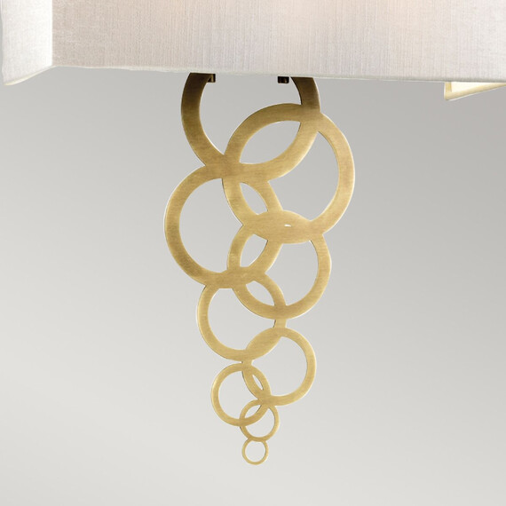 Аплик Rosa Large 2xE27 Aged Brass Elstead Lighting ROSA-LARGE-AB | Osvetlenieto.bg