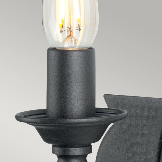 Аплик Saxon 1xE14 Black Elstead Lighting SAX1-BLK | Osvetlenieto.bg