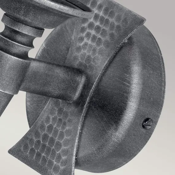 Аплик Saxon 1xE14 Black Silver Patina Elstead Lighting SAX1-BLK-SIL | Osvetlenieto.bg