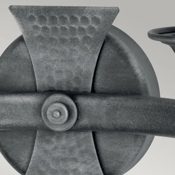 Аплик Saxon 2xE14 Black Silver Patina Elstead Lighting SAX2-BLK-SIL | Osvetlenieto.bg