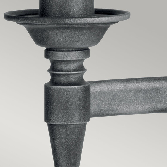 Аплик Saxon 2xE14 Black Silver Patina Elstead Lighting SAX2-BLK-SIL | Osvetlenieto.bg