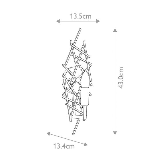 Аплик Taiko 1xE14 Olde Bronze Elstead Lighting TAIKO1 | Osvetlenieto.bg