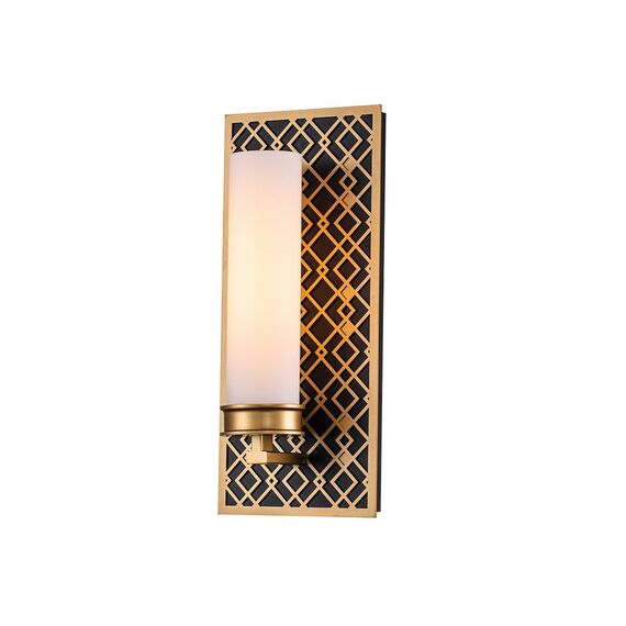 Аплик Ziggy 1xE27 Lacquered Gold Elstead Lighting ZIGGY1-LG | Osvetlenieto.bg