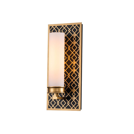 Аплик Ziggy 1xE27 Lacquered Gold Elstead Lighting ZIGGY1-LG | Osvetlenieto.bg