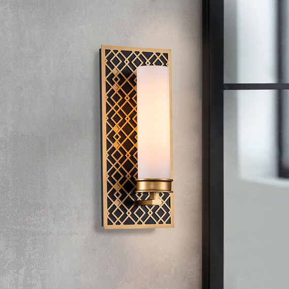 Аплик Ziggy 1xE27 Lacquered Gold Elstead Lighting ZIGGY1-LG | Osvetlenieto.bg