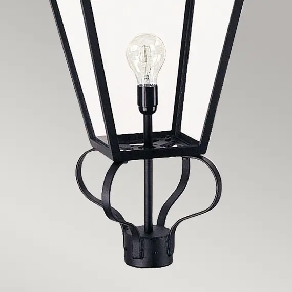 Градински стълб Wilmslow 1xE27 Lantern Head Only Black Elstead Lighting WSLL1-BLACK | Osvetlenieto.bg