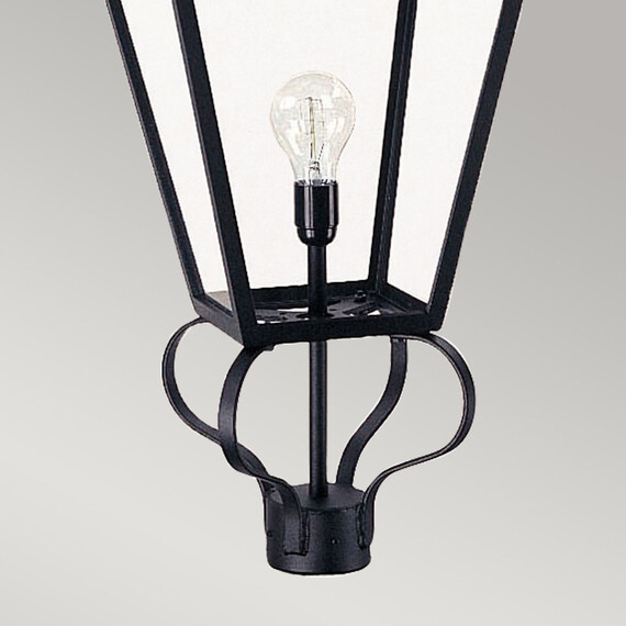 Градински стълб Wilmslow 1xE27 Lantern Head Only Black Elstead Lighting WSLL1-BLACK | Osvetlenieto.bg