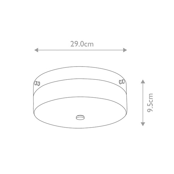 LED Плафон Tamar 1xGX53 Large Polished Chrome Elstead Lighting TAMAR-F-L-PC | Osvetlenieto.bg