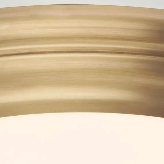 LED Плафон Welland Aged Brass Elstead Lighting WELLAND-F-AB | Osvetlenieto.bg