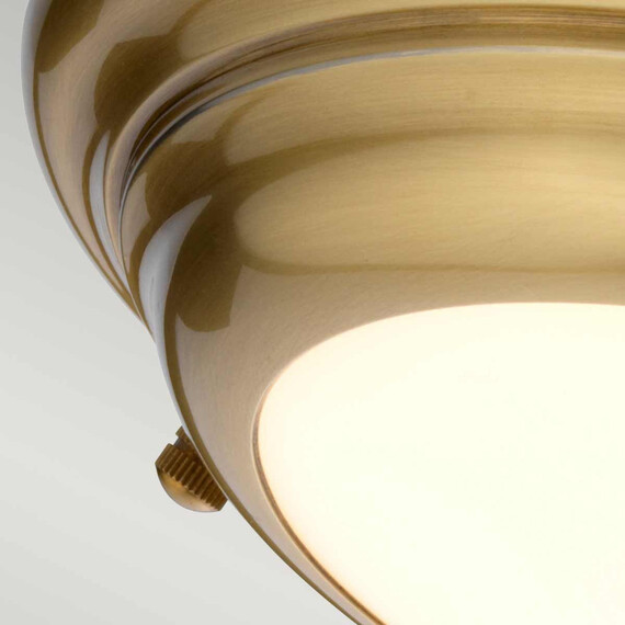 LED Плафон Welland Mini LED Aged Brass Elstead Lighting WELLAND-F-S-AB | Osvetlenieto.bg