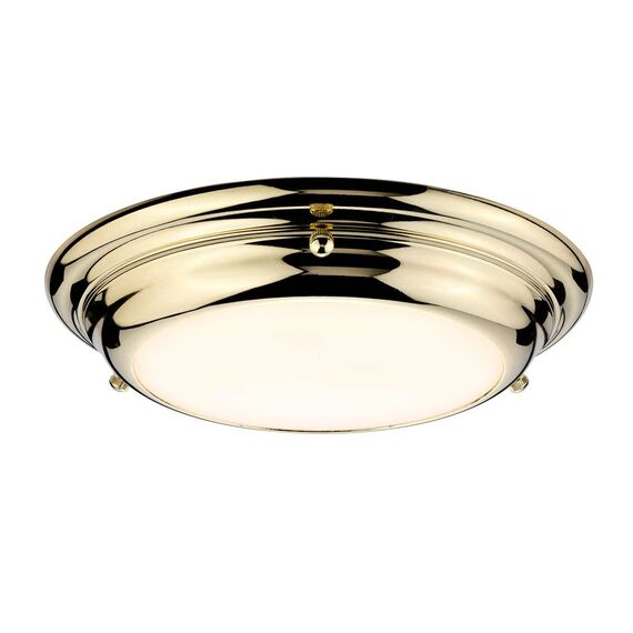 LED Плафон Welland Mini LED Polished Brass Elstead Lighting WELLAND-F-S-PB | Osvetlenieto.bg