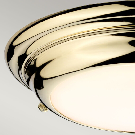 LED Плафон Welland Mini LED Polished Brass Elstead Lighting WELLAND-F-S-PB | Osvetlenieto.bg
