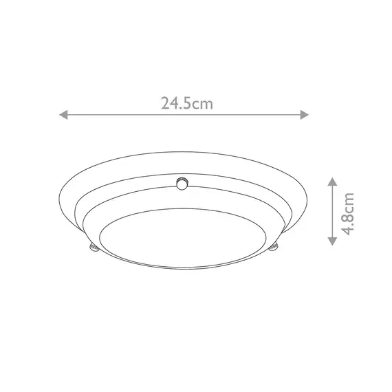 LED Плафон Welland Mini LED Polished Chrome Elstead Lighting WELLAND-F-S-PC | Osvetlenieto.bg