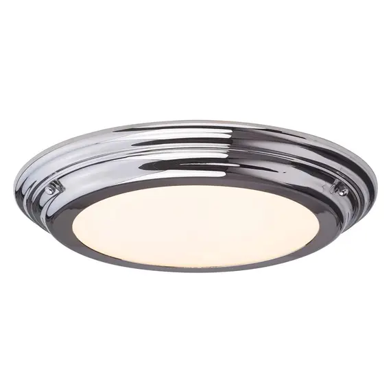 LED Плафон Welland Polished Chrome Elstead Lighting WELLAND-F-PC | Osvetlenieto.bg