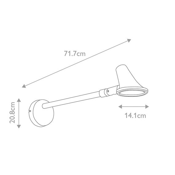 LED Външен аплик Selma LED Sign Light Black Elstead Lighting SELMA | Osvetlenieto.bg