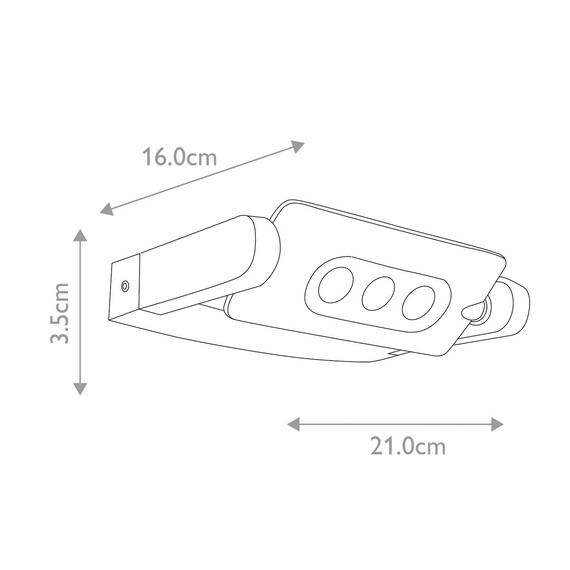 LED Външен аплик Sigmund Graphite Elstead Lighting SIGMUND-3W | Osvetlenieto.bg