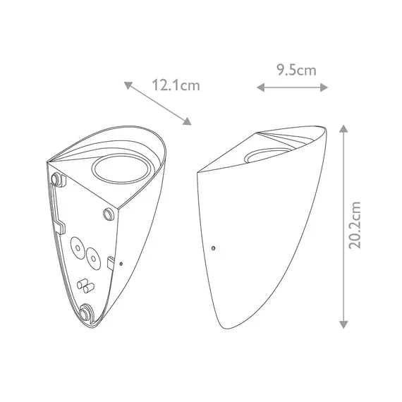 LED Външен аплик Vendela Black Elstead Lighting VENDELA | Osvetlenieto.bg