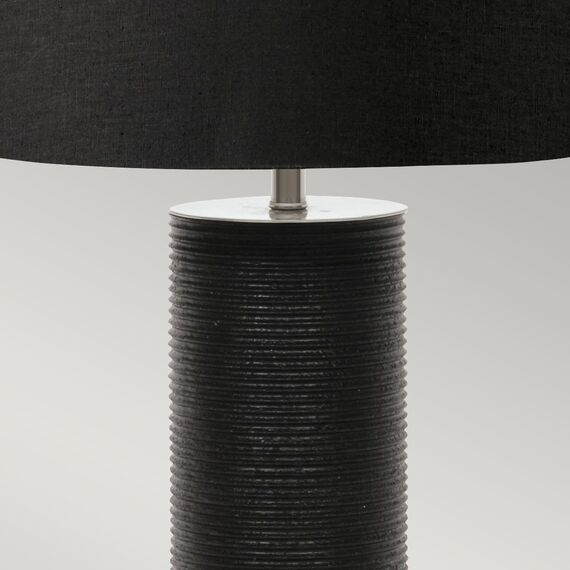 Настолна лампа Ripple 1xE27 Black Black Shade Elstead Lighting RIPPLE-TL-BLK | Osvetlenieto.bg Настолна лампа Ripple 1xE27 Black Black Shade Elstead Lighting RIPPLE-TL-BLK | Osvetlenieto.bg