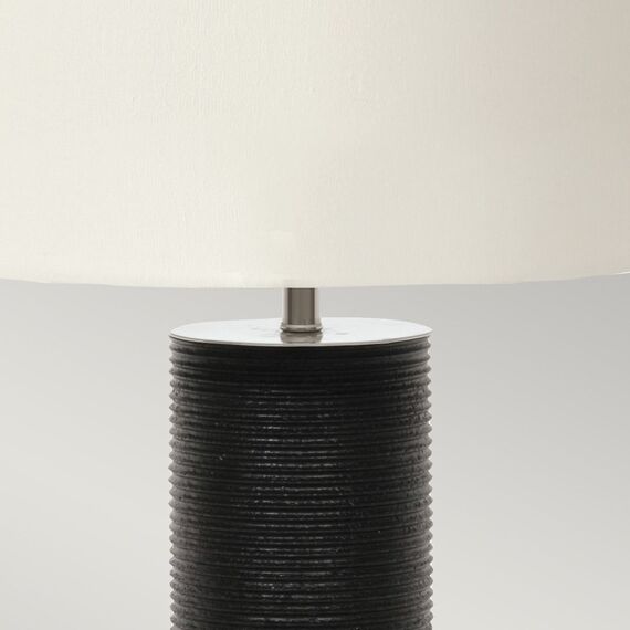 Настолна лампа Ripple 1xE27 Black White Shade Elstead Lighting RIPPLE-TL-BLK-W | Osvetlenieto.bg Настолна лампа Ripple 1xE27 Black White Shade Elstead Lighting RIPPLE-TL-BLK-W | Osvetlenieto.bg
