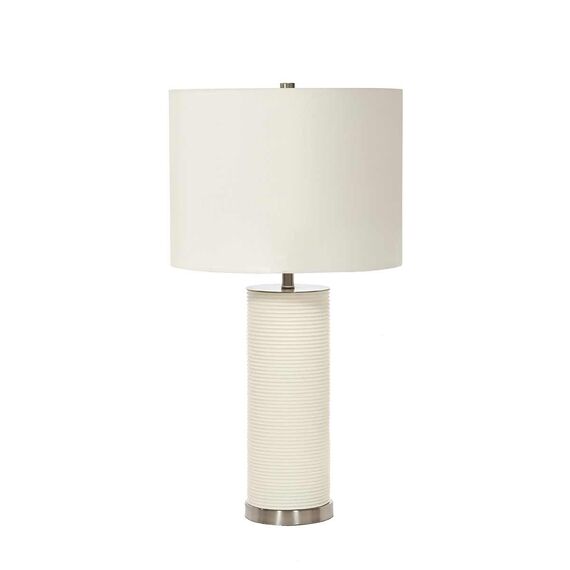Настолна лампа Ripple 1xE27 White White Shade Elstead Lighting RIPPLE-TL-WHT | Osvetlenieto.bg