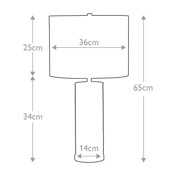 Настолна лампа Ripple 1xE27 White White Shade Elstead Lighting RIPPLE-TL-WHT | Osvetlenieto.bg