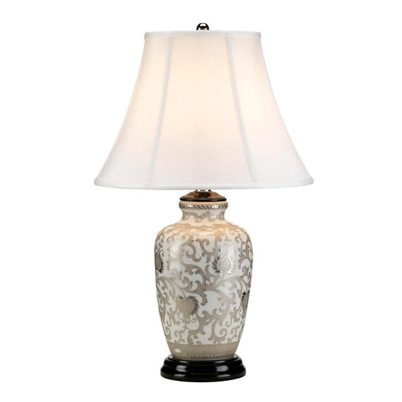 Настолна лампа Silver Thistle 1xE27 White and Silver Elstead Lighting SILVERTHISTLE-TL | Osvetlenieto.bg