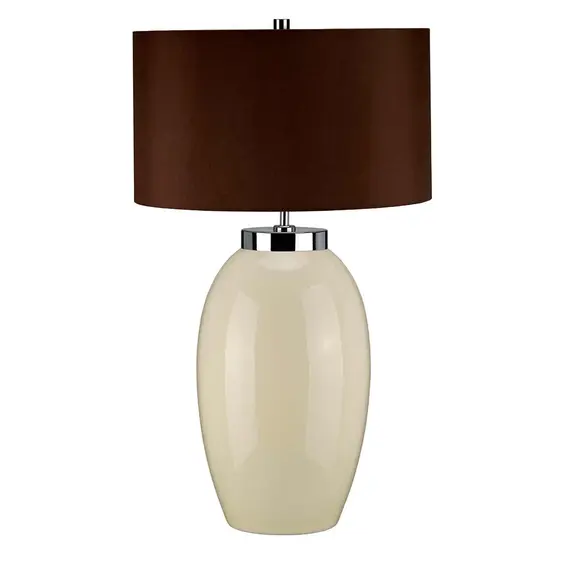 Настолна лампа Victor 1xE27 Large Cream Elstead Lighting VICTOR-LRG-TL-CR | Osvetlenieto.bg