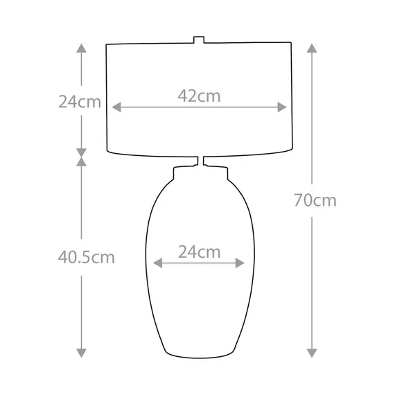Настолна лампа Victor 1xE27 Large Cream Elstead Lighting VICTOR-LRG-TL-CR | Osvetlenieto.bg