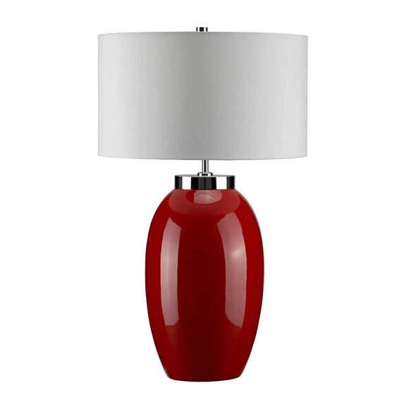 Настолна лампа Victor 1xE27 Large Red Elstead Lighting VICTOR-LRG-TL-RD | Osvetlenieto.bg