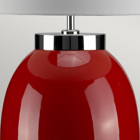 Настолна лампа Victor 1xE27 Large Red Elstead Lighting VICTOR-LRG-TL-RD | Osvetlenieto.bg